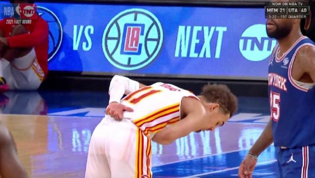 leyu-老鹰顺利迈过首轮 特雷·扬深情鞠躬送别纽约球迷