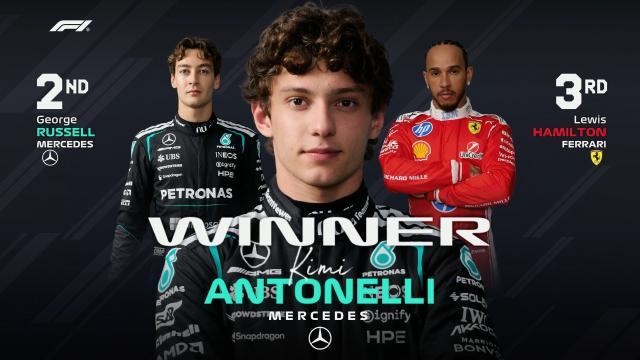 乐鱼体育-F1中国站安东内利夺首冠 法拉利内战汉密尔顿登台
